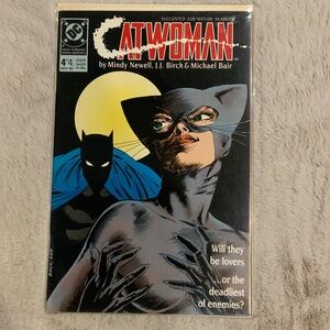 Cat woman DC  Comic 1989 #4 Collector